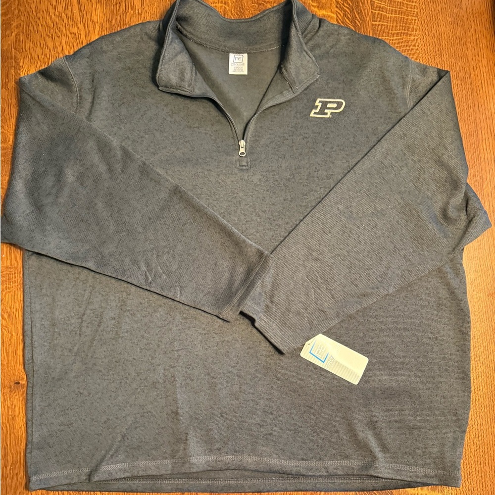 PURDUE University Knights Apparel Gray Proedge Pullover 3XL sweater Gray